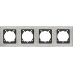 Рамка 4-я Vesta-Electric Exclusive Silver Metallic FRM050401STA