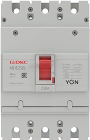 Фото 1/3 MDE250N200, Выключатель автоматический в литом корпусе YON MDE250N200