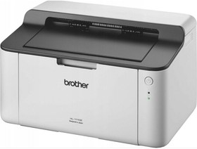 Принтер Brother HL-1110E, Принтер, ч/б лазерный, A4, 20 стр/мин, USB, старт.картридж 1000 стр.европейский аналог HL1110R1 тонер TN1030