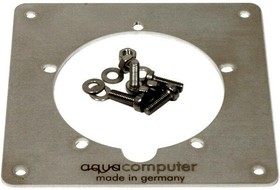 Фото 1/2 Монтажная пластина Aquacomputer Mounting plate stainless steel for aquatube (34901)