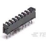 1977104-3, Switch DIP OFF ON SPST 6 Recessed Slide 0.01A 5VDC PC Pins 2.54mm ...