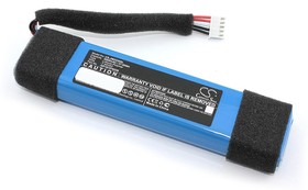 Фото 1/2 Аккумуляторная батарея (аккумулятор) CameronSino CS-JMX220SL для акустики Xtreme Special Edition 3.7V 5000mAh (37.00Wh)