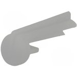 A1105007, Указатель, пластмасса, серый, распорным стержнем, Форма: стрелка
