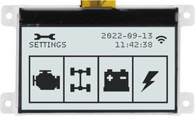 NHD C12864WO B1TFH# M# M Display: LCD grafisch 128x64 FSTN Positive weiß 89, 7x49 NHD C12864WO B1TFH# M# M Display: LCD grafisch 128x64 FSTN Positive weiß 89, 7x49