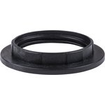 E27 cartridge ring, heat-resistant plastic, black, TDM