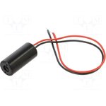 DD635-1-5-12X25, Module: laser; 1mW; red; dot; 635nm; 4.5?5.5VDC; 15?45mA