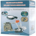 Держатель MG16126-A c лупой на гибком штативе 2LED
