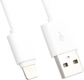 Фото 1/2 USB кабель LDNIO SY-03 разъем для Apple 8 pin белый, коробка