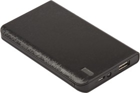 Фото 1/2 Универсальный внешний аккумулятор LP Li-Pol 6000mAh USB выход 2,1А, черный