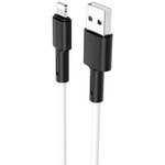 USB кабель BOROFONE BX31 Soft Silicone Lightning 8-pin 2.4A силикон 1м (белый)
