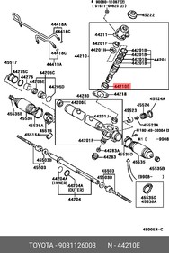 90311-26003, Сальник рулевой рейки