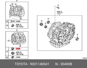 Сальник привода R TOYOTA Alphard/Corolla/ Previa/RAV4 16- 90311-40041