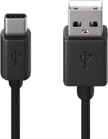 Фото 1/6 Кабель USB 2.0 - USB Type-C, М/М, 2 м, Red Line, чер, УТ000017102