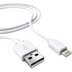 Кабель USB 2.0 - Lightning, М/М, 2 м, Red Line, бел, УТ000009513