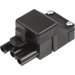 93.832.7353.0, ST18 Series Connector, 3-Pole, Male, Cable Mount, 16A, IP20