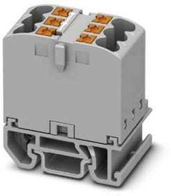 3274100, DIN Rail Terminal Blocks PTFIX 6X2,5-NS15A GY 2.5mm2 NS15 DIN HRZ, Phoenix Contact | купить в розницу и оптом