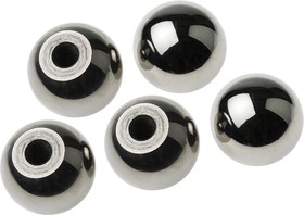 Фото 1/2 Silver Ball Clamping Knob, M8, Threaded Hole