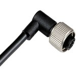 Right Angle Female 4 way M12 to Unterminated Sensor Actuator Cable, 5m
