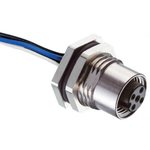 Straight Female 5 way M12 to Unterminated Sensor Actuator Cable, 300mm