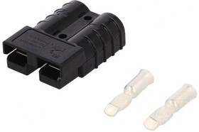 Фото 1/4 6331G3, SB50 Series Male 2 Way Battery Connector, 50.0A, 600 V