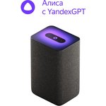 Умная колонка Yandex Станция 2 Алиса черный 30W 1.0 BT/Wi-Fi 10м (YNDX-00051K)