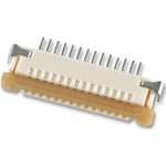52207-1633, FFC / FPC Board Connector, 1 mm, 16 Contacts, Receptacle ...
