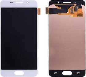 Дисплей (экран) в сборе с тачскрином для Samsung Galaxy A3 (2016) SM-A310F белый (TFT-совместимый)