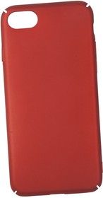 Фото 1/2 Защитная крышка LP Soft Touch для Apple iPhone 7 ультратонкая красная