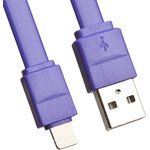 USB Дата-кабель Stable and Faster для Apple 8 pin 20 см. фиолетовый