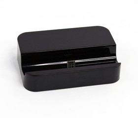 Фото 1/2 Стакан зарядки Micro USB Dock для Samsung и совместимые черный, коробка