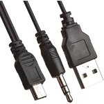 Bluetooth колонка Mini BT Speaker F1 ткань MicroSD, USB, AUX, Радио черная, коробка