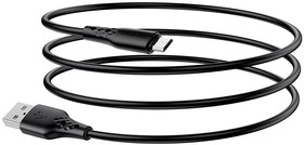 Фото 1/5 USB кабель BOROFONE BX48 MicroUSB 2.4A PVC 1м (черный)