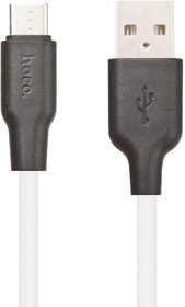 Фото 1/8 USB кабель HOCO X21 Plus Silicone Type-C 3А силикон 1м (белый, черный)