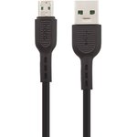 USB кабель HOCO X33 Surge MicroUSB 4А TPE 1м (черный)
