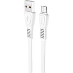 USB кабель HOCO X40 Noah MicroUSB 2.4А TPE 1м (белый)