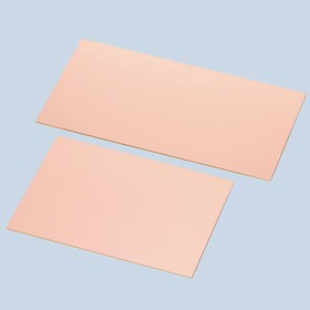 10, Single-Sided Copper Clad Board FR2 With 35μm Copper Thick, 75 x 100 x 1.6mm