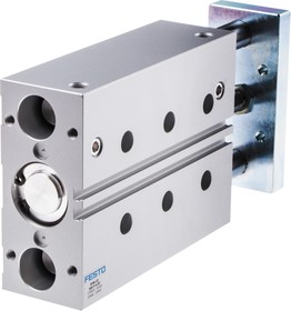 Фото 1/2 DFM-32-100-P-A-KF, Pneumatic Guided Cylinder - 170935, 32mm Bore, 100mm Stroke, DFM Series, Double Acting