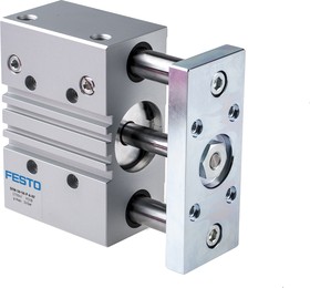 Фото 1/2 DFM-50-50-P-A-KF, Pneumatic Guided Cylinder - 170947, 50mm Bore, 50mm Stroke, DFM Series, Double Acting