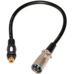 PL2288, Переход XLR штекер - RCA гнездо "позолоченные" контакты с кабелем 0.3м ...