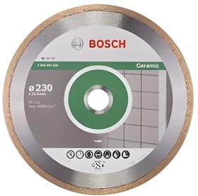 2608602538, Алмазный круг 230х25.4 мм по керамике сплошн. Standard for Ceramic BOSCH ( сухая резка)