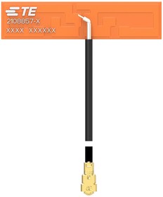 Фото 1/7 2108857-4, Antenna, PCB, 5.925 GHz to 7.125 GHz, 6.4 dB, Linear, Adhesive