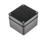 Black Junction Box, IP66, ATEX, IECEx, 80 x 75 x 55mm