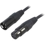 FC6191015, Male-female; PIN: 3; Cable: XLR-XLR; 1.5m