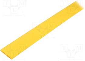 GTM 1206 Y, Термоусадочная трубка; без клея; 2: 1; 1,2мм; L: 1м; желтый