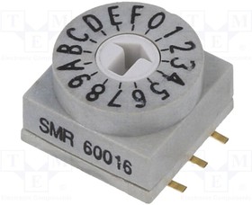SMR 60016, Переключатель: кодирующий переключатель; Пол: 16; 0,2A/42ВDC