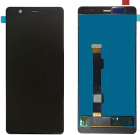 Дисплей (экран) в сборе с тачскрином для Nokia 5.1 черный