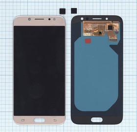 Display (screen) assembly with touchscreen compatible with Samsung Galaxy J7 (2017) SM-J730FM/DS OLED golden