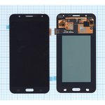 Дисплей (экран) в сборе с тачскрином для Samsung Galaxy J7 SM-J700F черный (OLED)