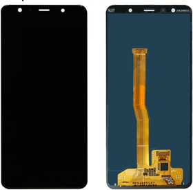 Дисплей (экран) в сборе с тачскрином для Samsung Galaxy A7 (2018) SM-A750F черный (OLED)