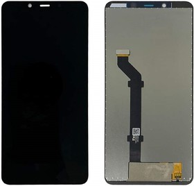 Дисплей (экран) в сборе с тачскрином для Nokia 3.1 Plus черный